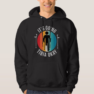 Gute Besserung Geschenk Knöchel Knie Fuß Verletzun Hoodie