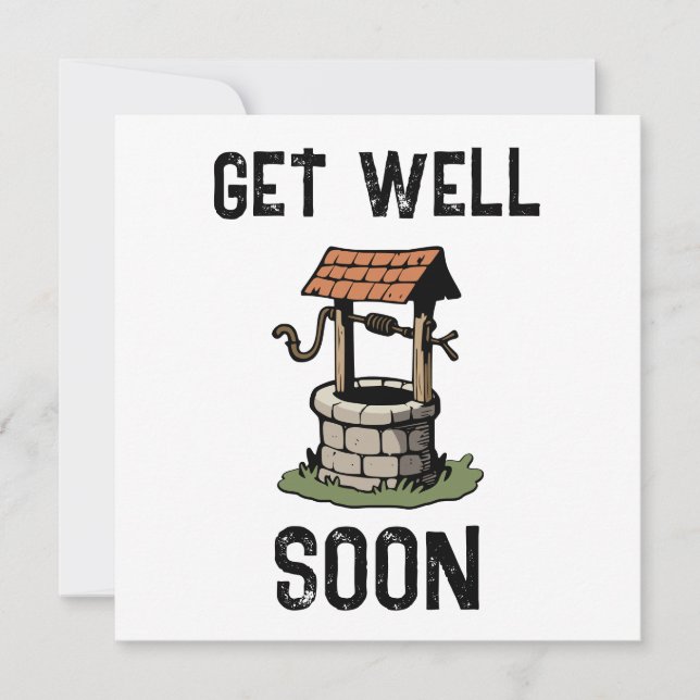 Gute Besserung Karte (Vorderseite)