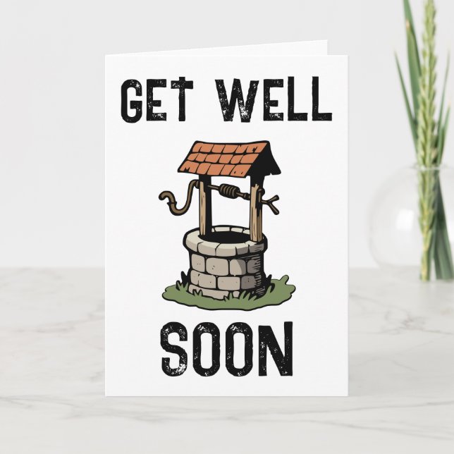 Gute Besserung Karte (Vorderseite)