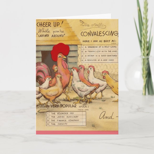 Gute Besserung Karte (Vorderseite)