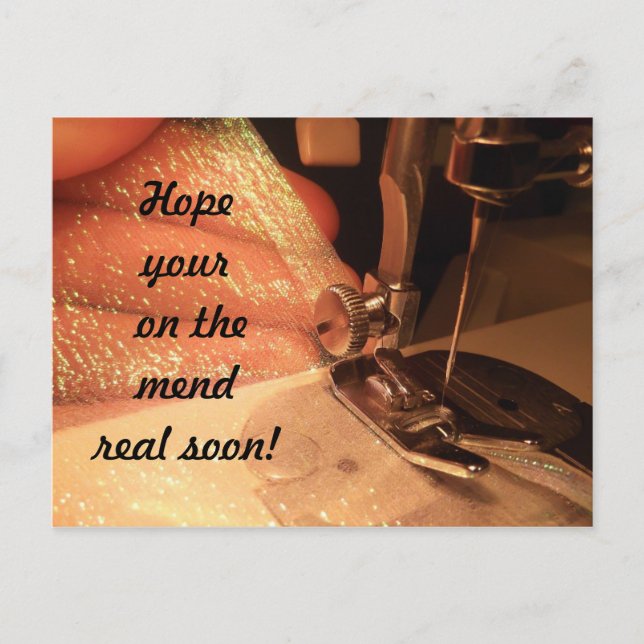 Gute Besserung Postkarte (Vorderseite)