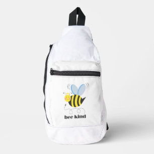 Gute Bienenprinzessin mit Krone und Slogan Bee Kin Crossbody Bag