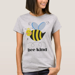 Gute Bienenprinzessin mit Krone und Slogan Bee Kin T-Shirt