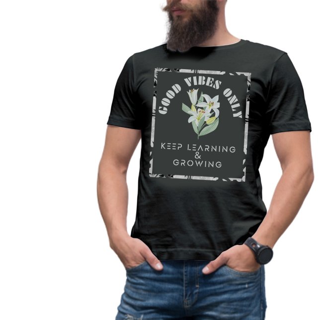 Gute Bilder nur Behaltend Lernen und wachsendes De T-Shirt (Von Creator hochgeladen)