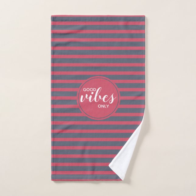 Gute Bilder nur Pink & Blue Typografie Übung Handtuch (Handtuch)