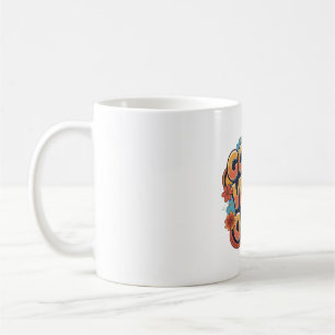 Gute Bilder nur Retro 70er Stil positives Zitat De Kaffeetasse
