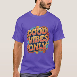 Gute Bilder nur Retro 70er Stil positives Zitat De T-Shirt