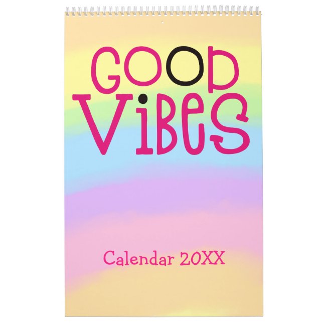 Gute Bilder Positive Zitate Rosa Regenbogen 2022 Kalender (Titelbild)