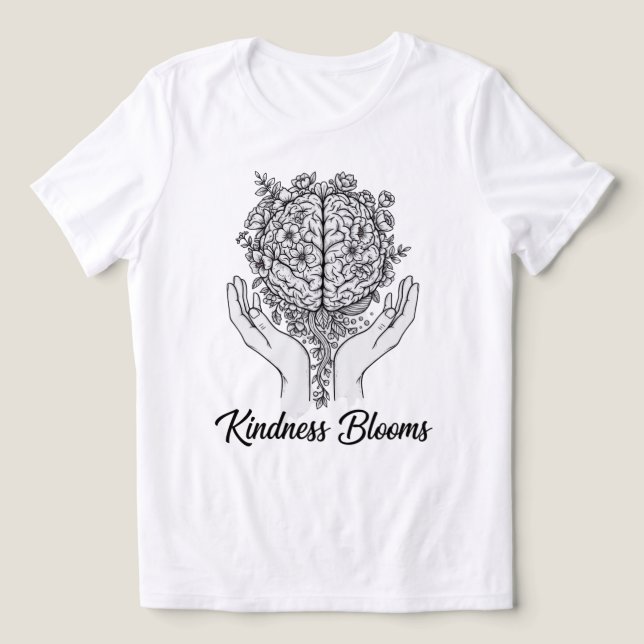 Güte blüht Tri-Blend shirt (Design Vorderseite)
