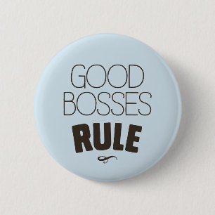 Gute Chef-Regel - dunkles Brown-Art Button