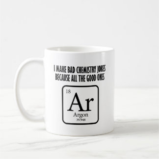 Gute Chemie scherzt Argon-lustige Tasse