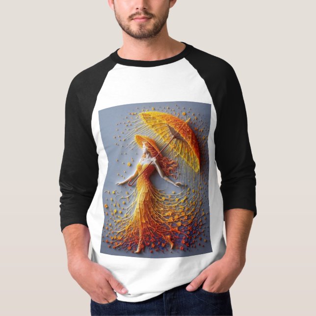 Gute digitale Kunst T-Shirt (Vorderseite)