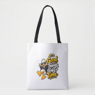 Gute Dinge Brauchen Zeit Lustiges Cooles Enten-T-S Tasche