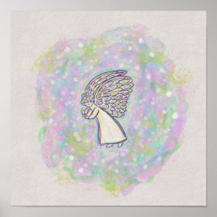 Gute Dinge Guardian Angel Art Print Poster