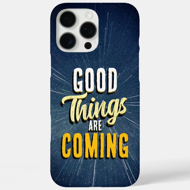 Gute Dinge kommen iPhone 16 Pro Max Hülle (Rückseite)