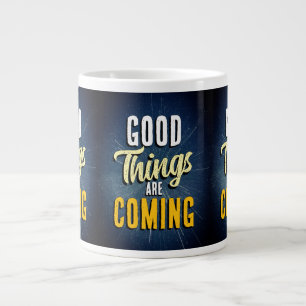 Gute Dinge kommen Jumbo-Tasse