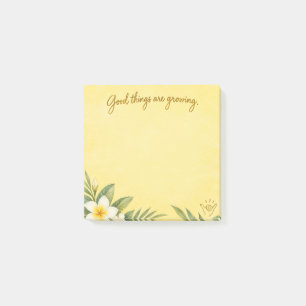 Gute Dinge wachsen Post It Notizen