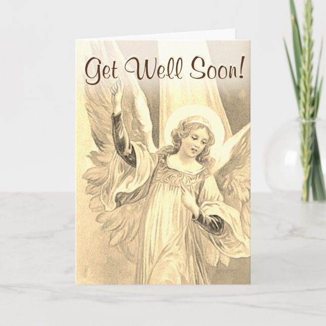 Gute Ergebnisse - Guardian Angel in Gold Karte (Vorderseite)