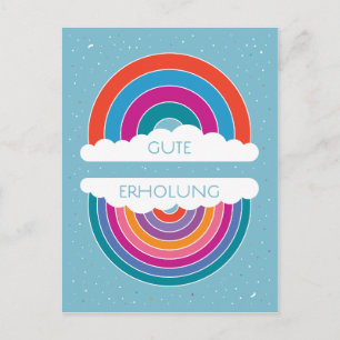 Gute Erholung Postkarte
