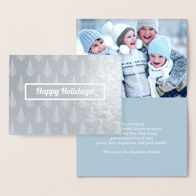 Gute Ferien. Christmas Luxury Real Folienkarte (Anzeige)