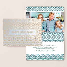 Gute Ferien. Custom Foto Luxury Folienkarte