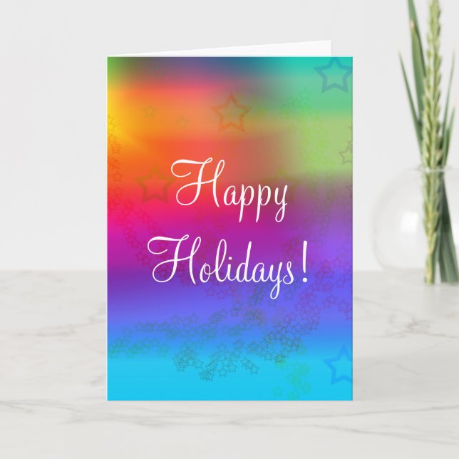 Gute Ferien! Feiertagskarte (Vorderseite)