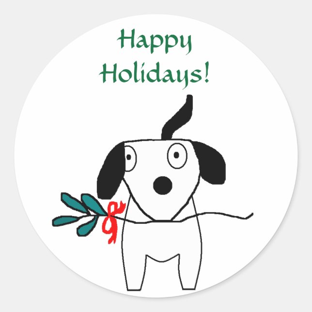 Gute Ferien! - Holiday Gruß Stickers (Vorderseite)