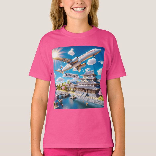 Gute Ferien in Japan! von Natasha Us T-Shirt (Vorderseite)