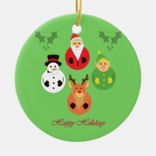 Gute Ferien! Keramikornament