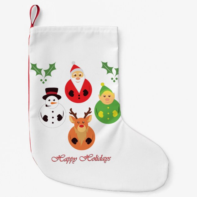 Gute Ferien! Kleiner Weihnachtsstrumpf (Vorderseite)