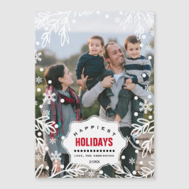 Gute Ferien. Weihnachts-Magnetkarten Magnetkarte