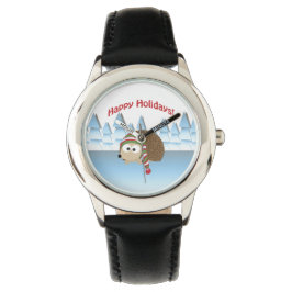 Gute Ferien! Winter Igel Armbanduhr