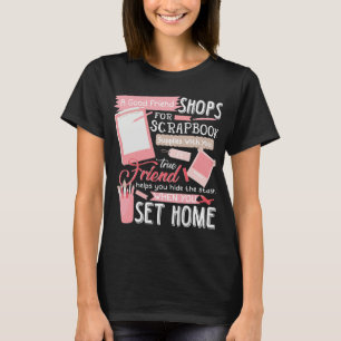 Gute Freund Shops Scrapbook Zubehör Set Zuhause T-Shirt