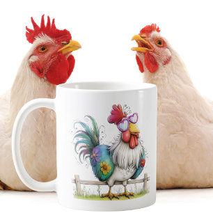 Gute Freunde Gute Lacher Ein Leben lang Hühner Spa Kaffeetasse