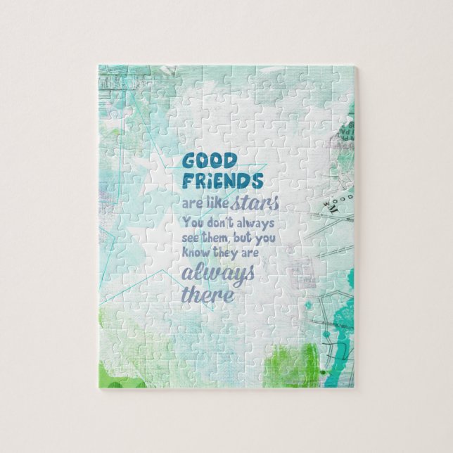 Gute Freunde sind wie Sterne (Vertikal)