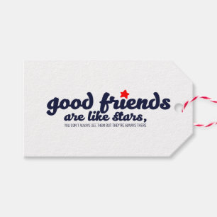Gute Freunde sind wie Sterne Geschenkanhänger