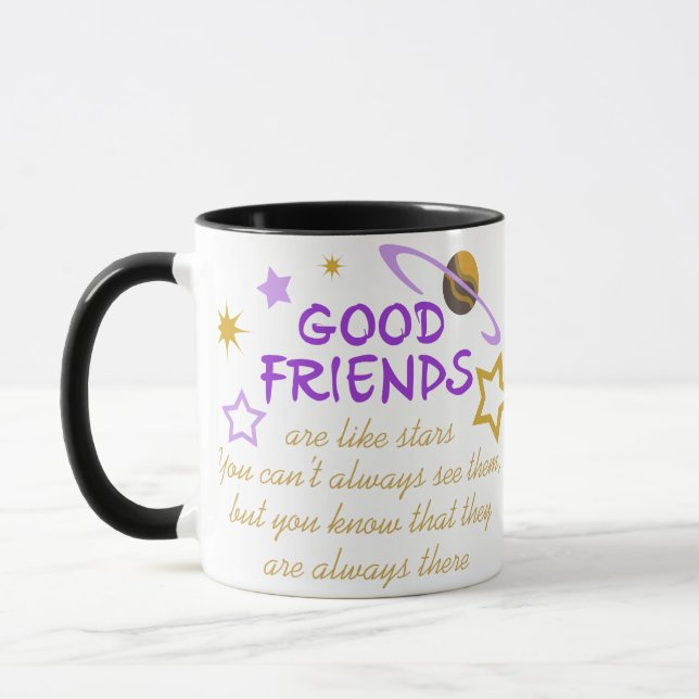 Gute Freunde Tasse (Links)