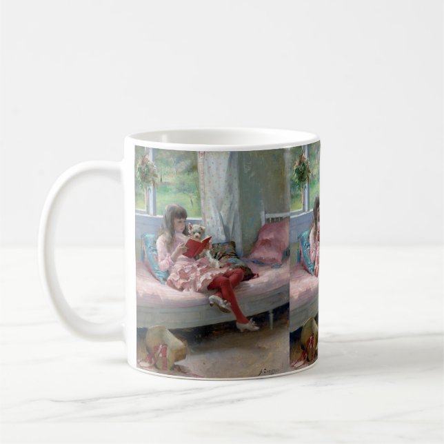 Gute Freunde von Albert Edelfelt 1881 Kaffeetasse (Links)