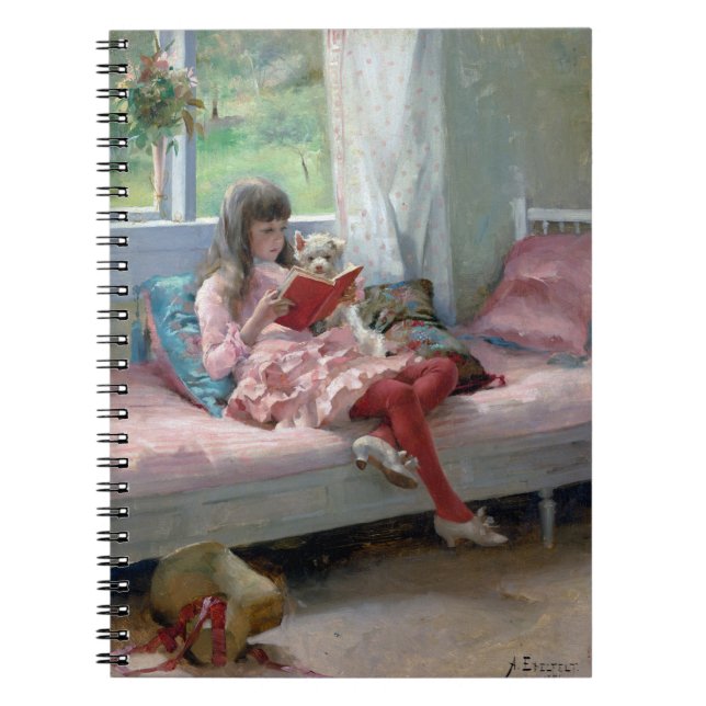 Gute Freunde von Albert Edelfelt 1881 Notizblock (Vorderseite)