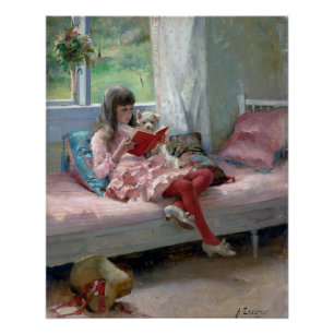 Gute Freunde von Albert Edelfelt 1881 Poster