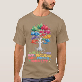 Güte Frieden Gleichheit Liebe Inklusion Hoffnung D T-Shirt