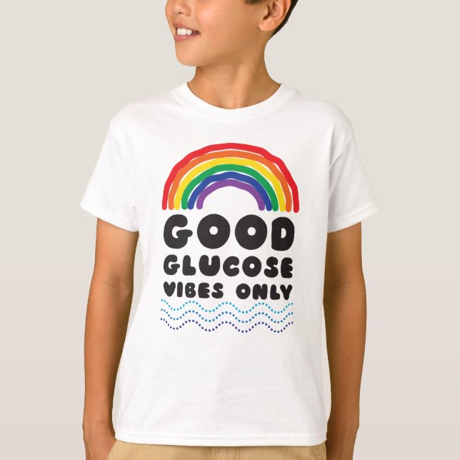 Gute Glukose (Regenbogen) T-Shirt (Vorderseite)