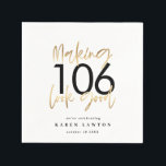 Gute goldene Geburtstagsnapkins aussehen Serviette<br><div class="desc">Making - sehen Sie gut Gold Effekt Geburtstagsparty Servietten und bearbeiten Sie die Zahl,  um Ihren Anlass Teil einer Sammlung Anzug.</div>