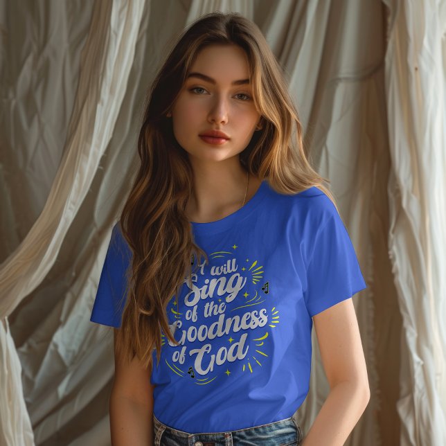 Güte Gottes Typografische Freude T-Shirt (Von Creator hochgeladen)