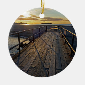 Gute Hafen-Strand-Weihnachtsverzierung Keramik Ornament