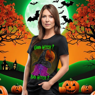 Gute Hexe Böse Hexe Halloween-Party  T-Shirt