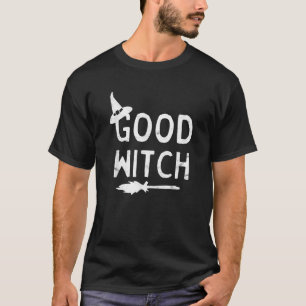 Gute Hexe Halloween-Grafik Oktober T-Shirt