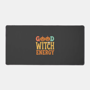 Gute Hexen Energie Halloween Kürbis Design_1 Schreibtischunterlage