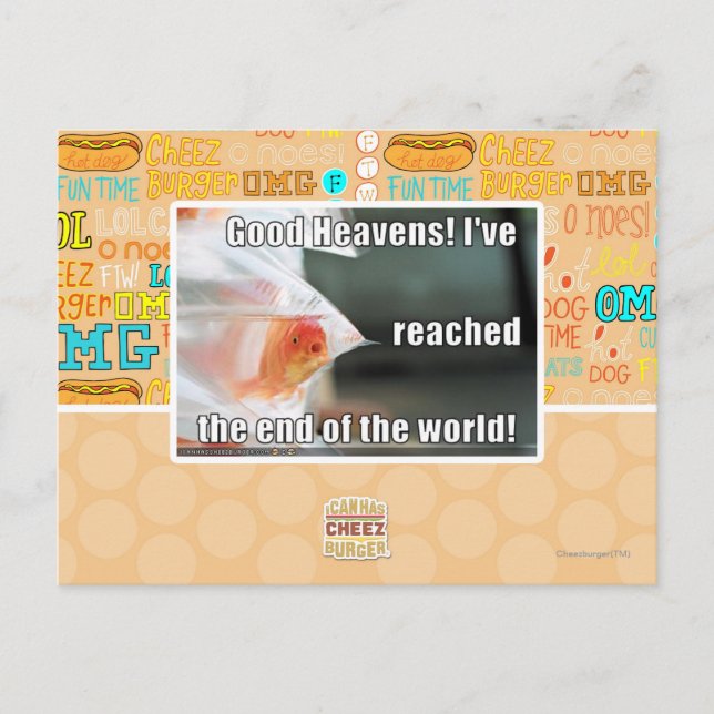 Gute Himmel! Postkarte (Vorderseite)