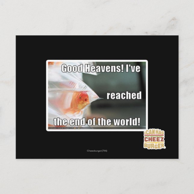 Gute Himmel! Postkarte (Vorderseite)